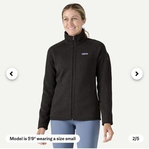 Patagonia Better Sweater Full Zip Fleece - Classic Black Small